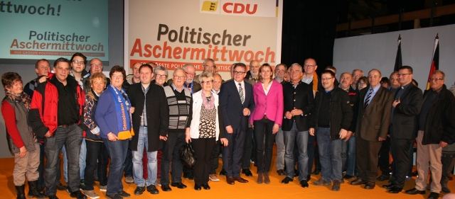 beim politischen Aschermittwoch in Fellbach